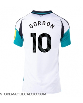Newcastle United Anthony Gordon #10 Maglia Gara Trasferta Repliche 2024-25 Donna Maniche Corte